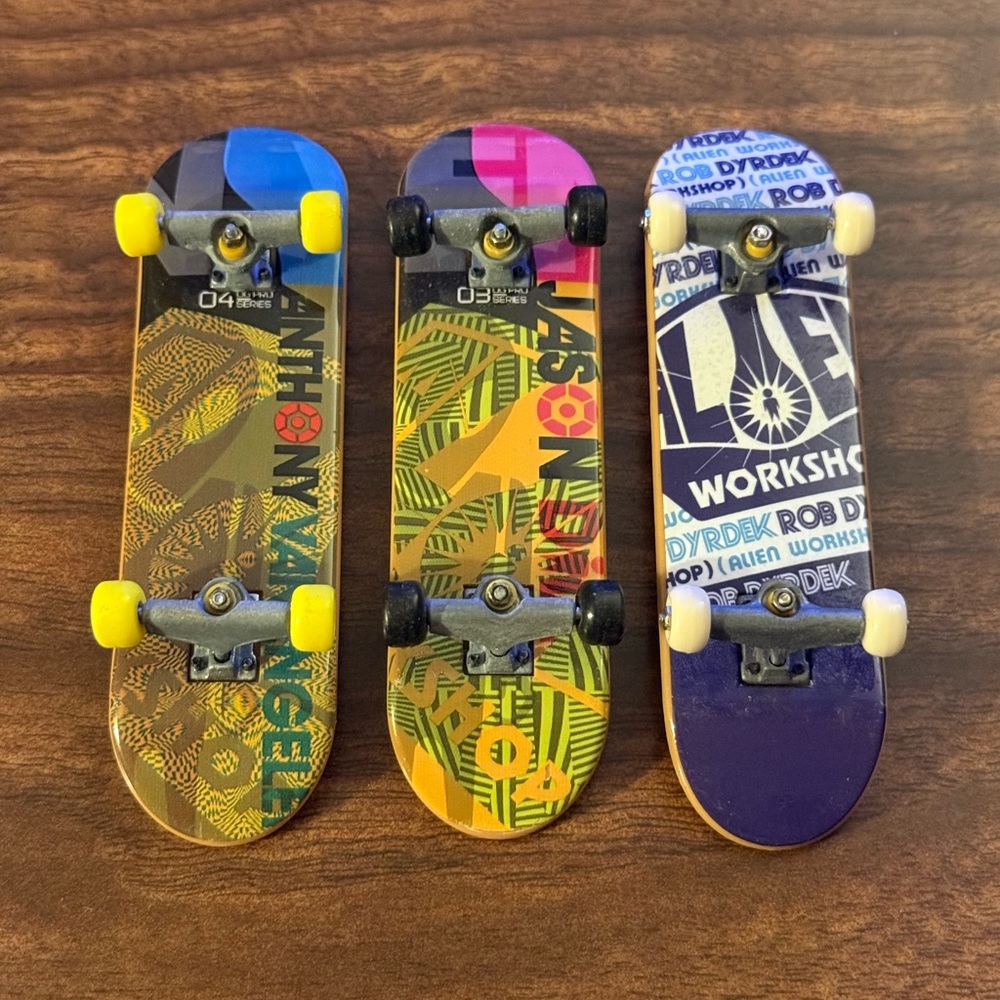 Alien Workshop lot of 3 tech decks